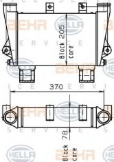 Radiator, retarder - HELLA 8MO 376 765-651 foto