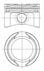 Piston FIAT PUNTO 60 1.2 - NURAL 87-138400-10 foto