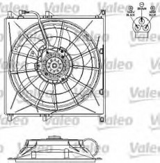 motor electric,ventilator BMW Z3 1.9 - VALEO 696123 foto