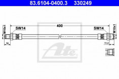 Furtun frana - ATE 83.6104-0400.3 foto