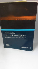 admiralty list of radio signals vol 5 2013/2014 foto