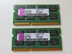 Memorier RAM DDR3 laptop 4GB ( 2 x 2GB) Kingston foto