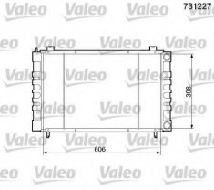 Radiator, racire motor - VALEO 731227 foto