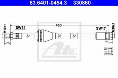 Furtun frana - ATE 83.6401-0454.3 foto