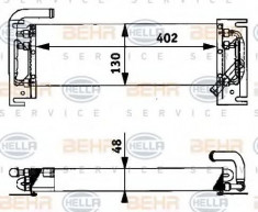 Radiator ulei, ulei motor - HELLA 8MO 376 726-391 foto