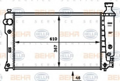 Radiator, racire motor PEUGEOT 405 Mk II 1.9 D - HELLA 8MK 376 717-661 foto