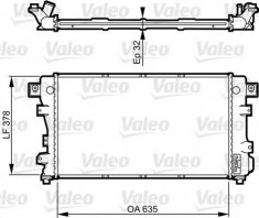 Radiator, racire motor CHRYSLER VISION limuzina 3.5 TSi - VALEO 731148 foto