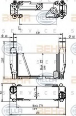 Radiator, retarder - HELLA 8MO 376 765-491 foto