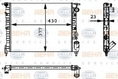 Radiator, racire motor RENAULT 19 Mk II 1.4 - HELLA 8MK 376 717-271 foto