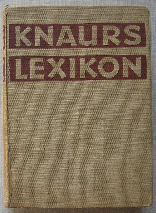 Knaurs Lexikon A-Z - Dictionar explicativ in lb. germana cu ilustratii