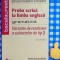 Proba scrisa la limba engleza gramatica variante de rezolvare Luiza Gervescu