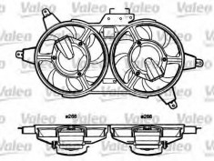 motor electric,ventilator FIAT MAREA 2.4 TD 125 - VALEO 698362 foto