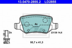 placute frana MERCEDES-BENZ A-CLASS E-CELL - ATE 13.0470-2855.2 foto