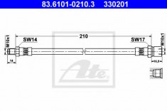 Furtun frana - ATE 83.6101-0210.3 foto