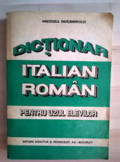 Dictionar italian-roman pentru uzul elevilor foto
