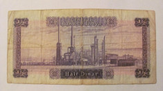 CY - 1/2 dinar 1972 Libia Libya foto