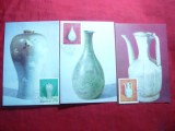 Set 3 Maxime -Vase Antice 1980 Coreea de Nord