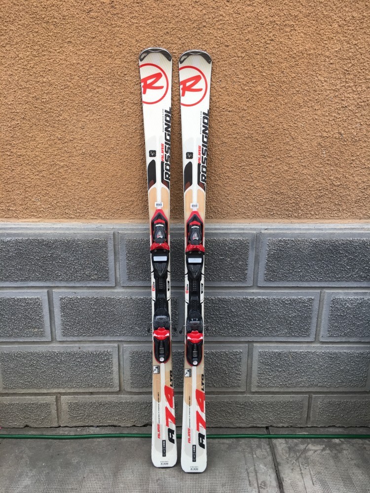 Ski Rossignol Alias 166 Cm Avec Fixations, Occasion Rose, Piste Loisir