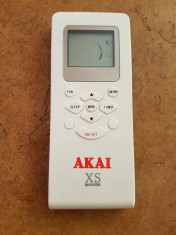 telecomanda aer conditionat AKAI XS .Stare foarte buna ,utilizata . foto