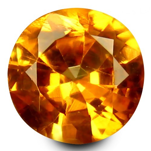* Piatra naturala Granat Spessartin Orange - 0.67 ct - certificat