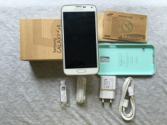 Vand Samsung Galaxy S5, Alb, 16GB, full box, stare foarte buna foto