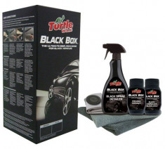 Kit Polish Turtle Wax Black Box Set Polish + Ceara Auto Carnauba - Negru FG6354 foto