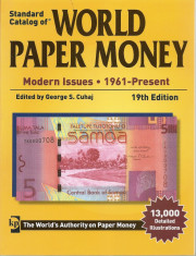 Catalog Standard World Paper Money 1961-prezent, 19th Edition (2013) 1159 pag, foto