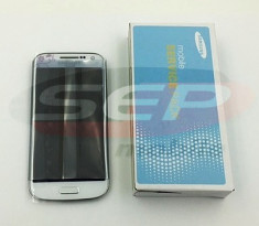 LCD+Touchscreen cu Rama Samsung i9195 Galaxy S4 mini WHITE LA FLEUR original foto