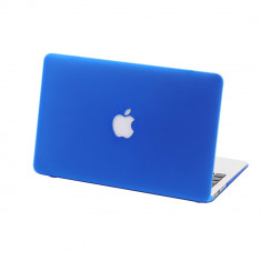 Carcasa protectie slim din plastic cu decupaj pentru MacBook Pro 15.4&amp;quot; (Non-Retina), albastru inchis foto