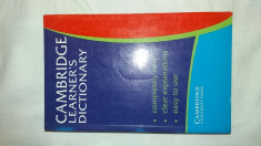 Cambridge Learner?s Dictionary (Cambridge University Press, 2002) foto