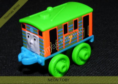 Fisher Price - Thomas and Friends Minis - trenulet jucarie NEON TOBY foto