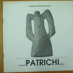 Grigore Patrichi Smulti sculptura desen catalog expozitie 1993 Simeza