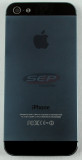 Capac baterie + mijloc + suport sim iPhone 5 BLACK original