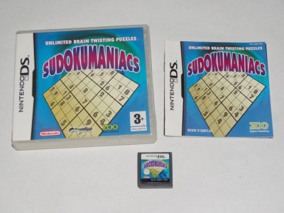 Joc consola Nintendo DS - Sudoku Maniacs - complet carcasa si manual foto