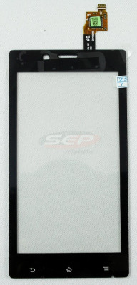 Touchscreen Sony Xperia J / ST26 BLACK original foto