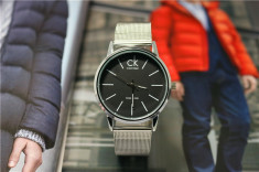 Ceas CALVIN KLEIN Metalic Casual , Black Edition !!! foto