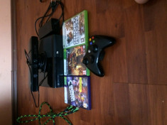 Xbox 360 kinect-250GB+3 jocuri foto