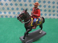 Calaret din plumb - Royal Mounted Policeman - Canada 1970 foto