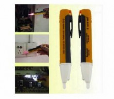 Creion tester fara fir electricitate-Detector de tensiune, fara contact metalic foto