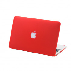 Carcasa protectie slim din plastic cu decupaj pentru MacBook Pro 15.4&amp;quot; (Non-Retina), rosie foto