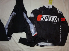 Echipament ciclism SPECIALIZED negru complet iarna toamna set NOU bluza foto