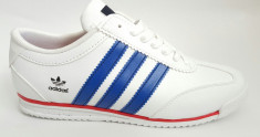 Adidasi Adidas Barbati SL 72 alb-albastru.Model 2016-piele foto