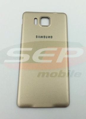 Capac baterie Samsung Galaxy Alpha / SM-G850 GOLD original foto