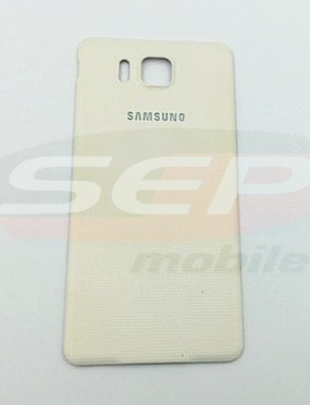 Capac baterie Samsung Galaxy Alpha / SM-G850 WHITE original foto