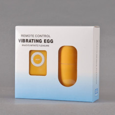 Ou Vibrator Player Galben, Wireless foto