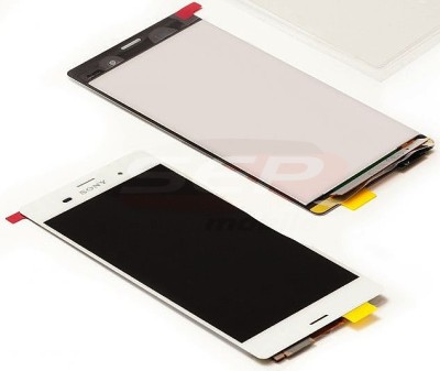 LCD+Touchscreen Sony Xperia Z3 Dual / D6633 / D6643 WHITE original foto