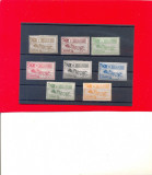 RO-0024=ROMANIA 1903=CAISORII,serie de 8 timbre nestampilate cu sarniera., Nestampilat