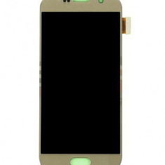 Display Samsung Galaxy S6 G920 auriu / original / LCD cu touchscreen