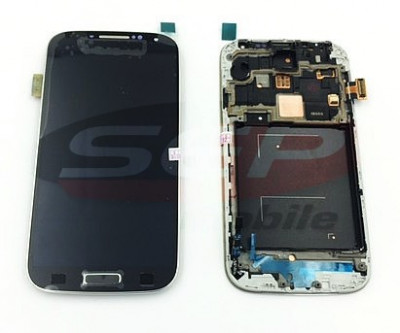 LCD+Touchscreen cu Rama Samsung Galaxy S4 I9505 BLACK EDITION Original China foto