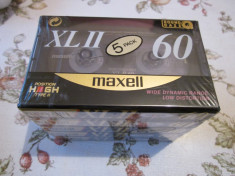 Casete audio sigilate Maxell XL II 60 foto